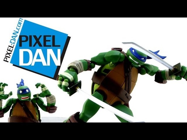 Revoltech Teenage Mutant Ninja Turtles Leonardo Figure Video