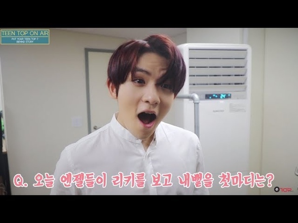 TEEN TOP ON AIR PTA TEENTOP BEHIND : 아무 말