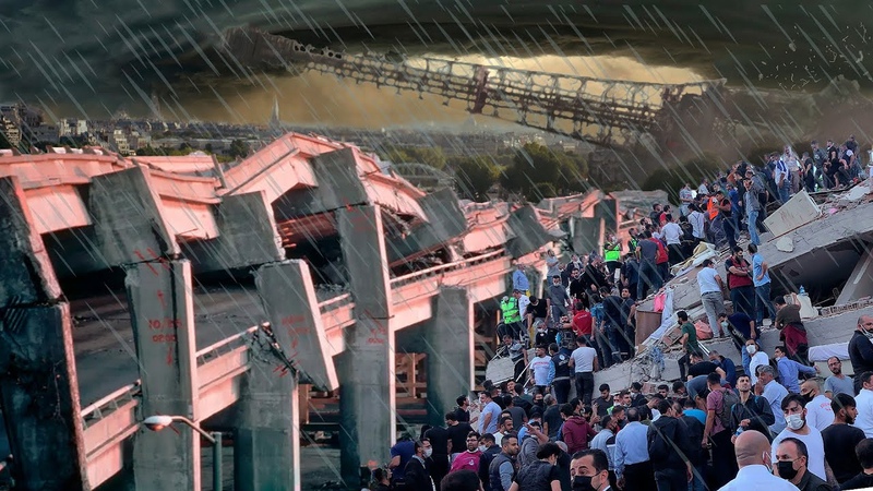The wrath of nature rages in France A destructive storm of 170 km, h hit
