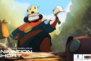 2D Animated Short Film THE KING & THE BEAVER Cute & Funny Animation by Gobelins
