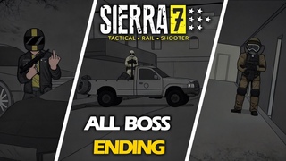 SIERRA 7 - All Bosses Ending