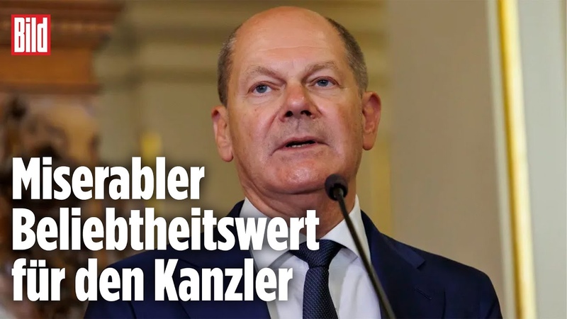 Heftiger Umfrage Absturz bei Ampel Koalition und Olaf