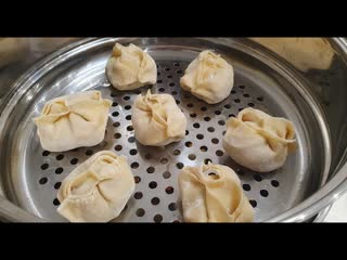 Наивкуснейшие  манты с рубленным мясом говядины на праздничный стол!