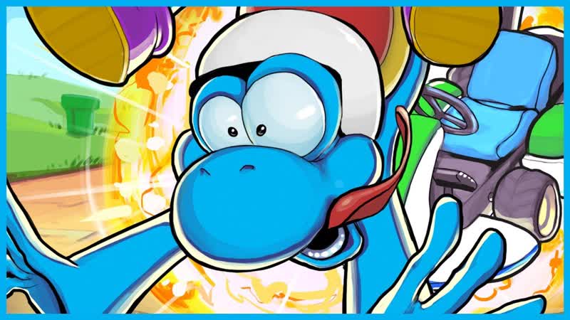 MARIO KART 8 DELUXE FUNNY MOMENTS EXTREME BOB OMB RAGE, EGG HEAD SMii7 Y, 3 RD PLACE BLUE